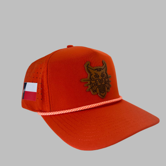 Orange Performance Rope - Leather Bobcat
